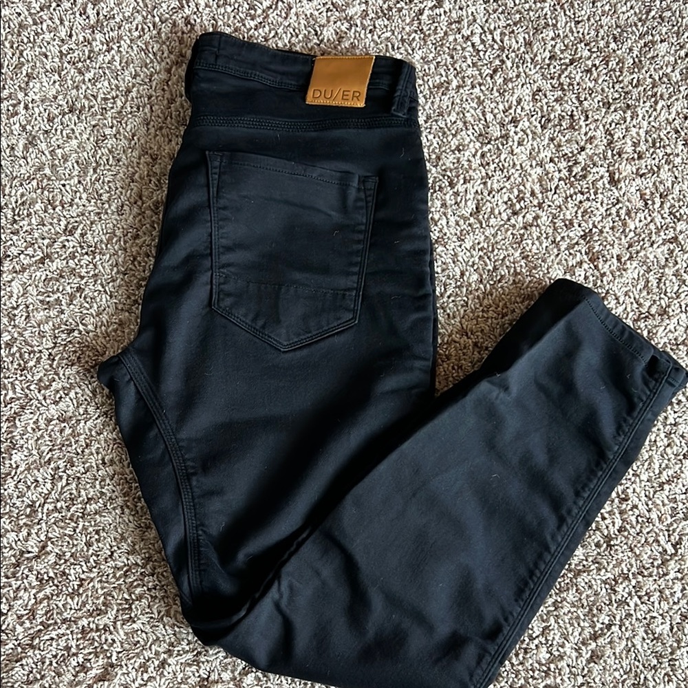 Men's DUER Black Slim Fit Jeans